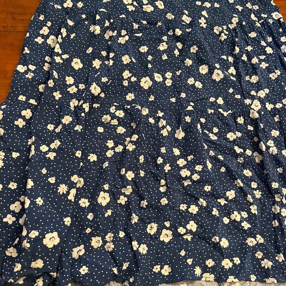 By & By Blue Floral Mini Dress – Size M, Lightweight - Picture 5 of 5